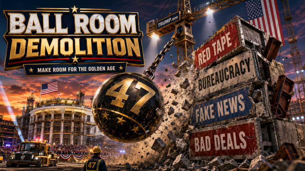 Ball Room Demolition TRUMP.one arcade game cover
