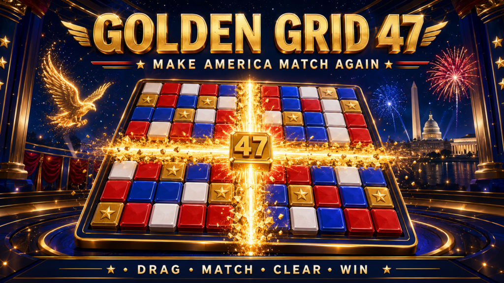 GOLDEN GRID 47 Make America Match Again arcade game cover