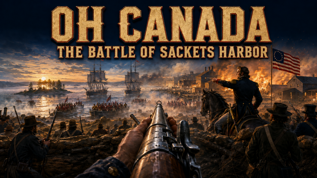 OH CANADA The Battle of Sackets Harbor arcade game cover